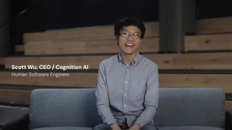 Scott Wu introducing Devin in Cognition’s launch video