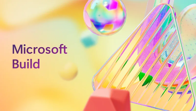 Microsoft Build artwork from the May 2024 announcement